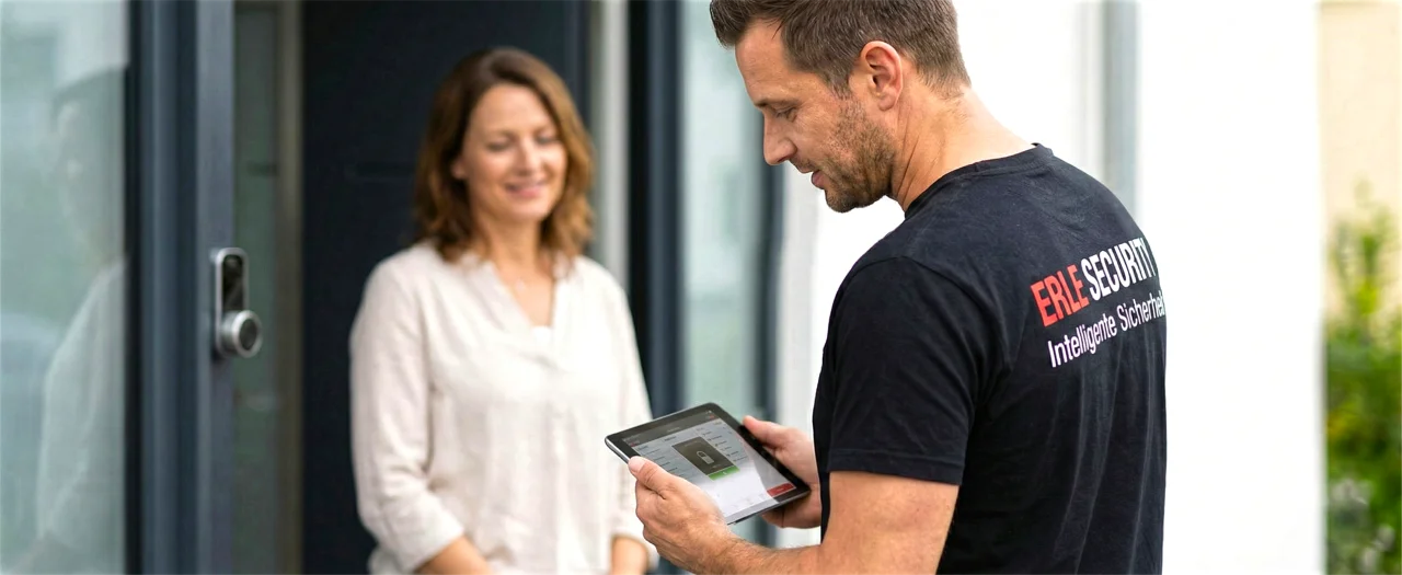 Service-Techniker bei der Wartung